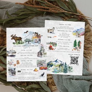 Bachelorette Helg Itinerary   Alaska Cruise Inbjudningar