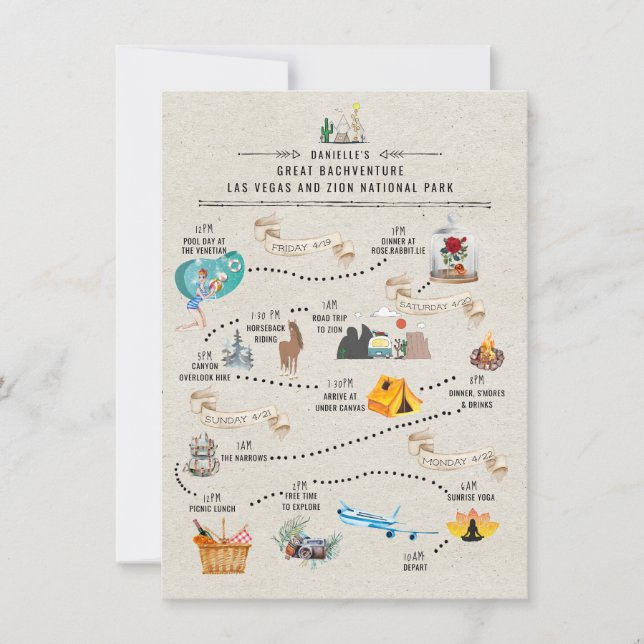 Bachelorette Helg Itinerary | Las Vegas & Zion (Framsida)