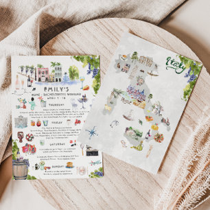 Bachelorette Helg Itinerary Rom, Italien Inbjudningar