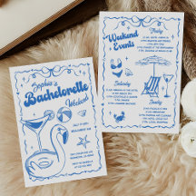 Bachelorette Helg Party Blue