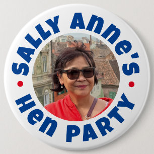 Bachelorette Hen Party Button Badge Knapp