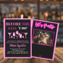 Bachelorette innan hon säger att jag bjuder in inbjudningar