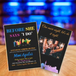 Bachelorette innan hon säger att jag bjuder in inbjudningar