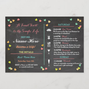 Bachelorette Itinerary Helg Hen Möhippa Program