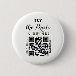 Bachelorette Köp ett glas QR-kod Knapp