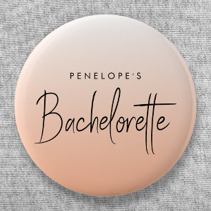 Bachelorette Koral Ombre Elegant Peach Knapp