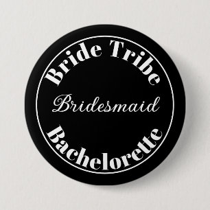 Bachelorette Modern Bride Tribe Black and White Knapp