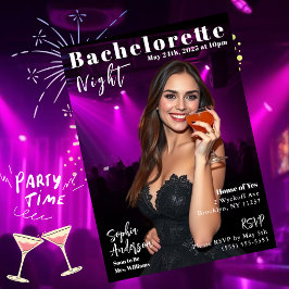 Bachelorette Night Magazine Cover Inbjudningar
