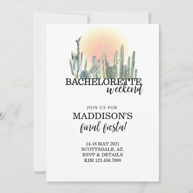 Bachelorette, ökenbachelorette, scotsdale bac (Framsida)