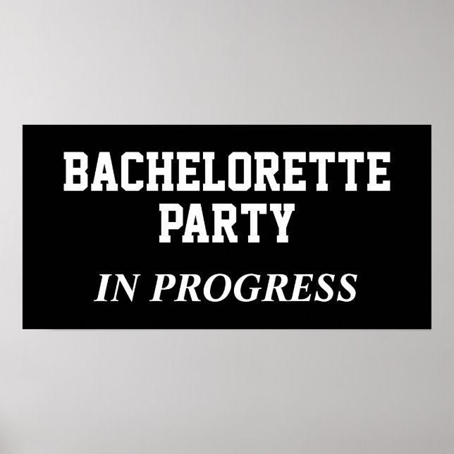 Bachelorette-partiet Poster (Framsidan)