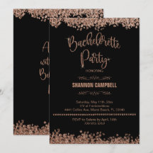 Bachelorette-partiet ro Guld med bling