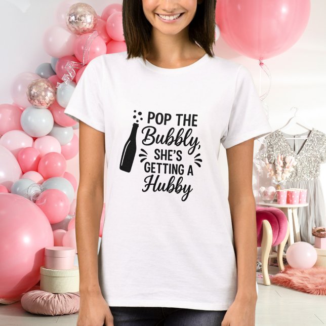 Bachelorette-partiet stoppar bubblan t shirt (Skapare uppladdad)