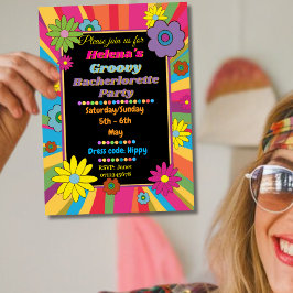Bachelorette-partiets flickor helg Bröllop plan Inbjudningar