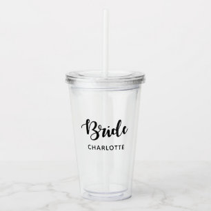 Bachelorette Party Anpassningsbar Bride Namn Take Away Mugg