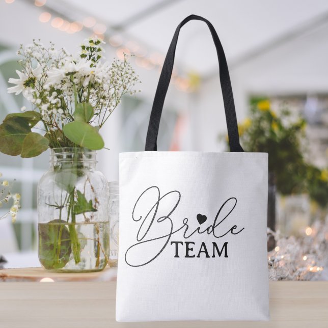 Bachelorette party  bag bride team tygkasse (Skapare uppladdad)