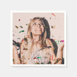 Bachelorette Party Bride Ansikte Photo Pappersservett