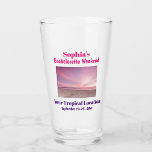 Bachelorette Party Bröllop Tropical Beach Resa Glaskopp