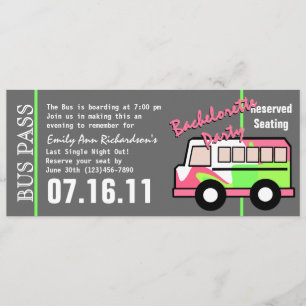 Bachelorette Party Buss Pass Program