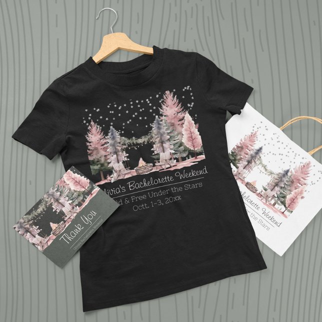 Bachelorette Party Camping Helg T Shirt (Skapare uppladdad)