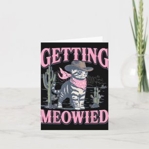 Bachelorette Party Cowgirl fick Meowied Cat Bri Kort