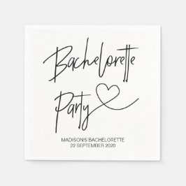 Bachelorette Party Decor Napkin Sets Pappersservett