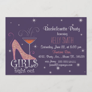 Bachelorette Party-design Inbjudningar