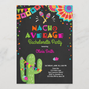 Bachelorette Party Fiesta Investigation Nacho Aver Inbjudningar