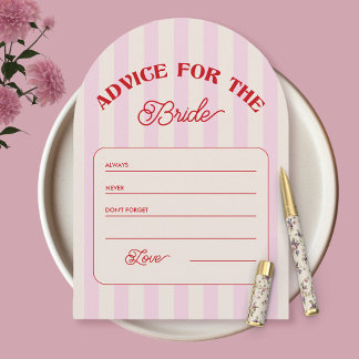 Bachelorette Party Games Advice for the Bride Inbjudningar