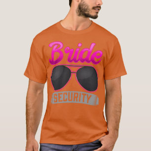 Bachelorette Party Giftermål Bride Security Girls T Shirt