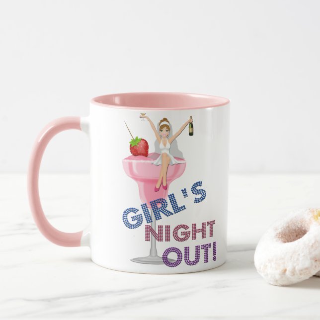 Bachelorette Party Girl's Night Out Party Mugg (Med munk)