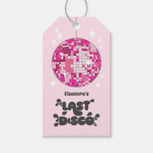Bachelorette Party Groovy Last Disco-favör Presentetikett
