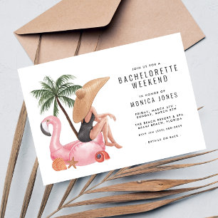 Bachelorette Party Helg Itinerary Inbjudningar