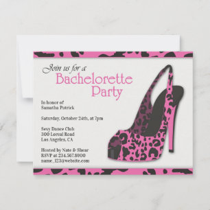 Bachelorette Party High Heel-inbjudan Inbjudningar