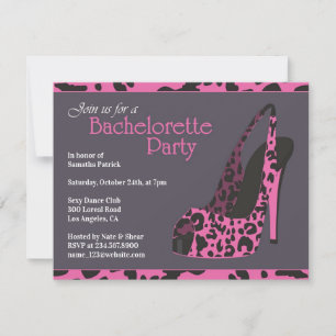 Bachelorette Party High Heel-inbjudan Inbjudningar