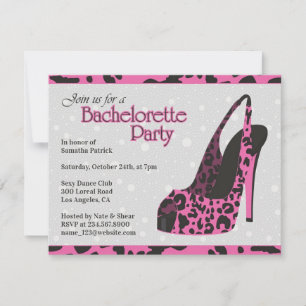 Bachelorette Party High Heel-inbjudan Inbjudningar