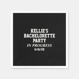 Bachelorette Party in Progress Napkins Pappersservett