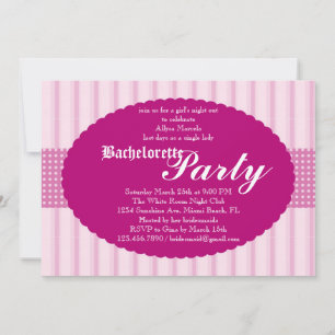Bachelorette Party-inbjudan Inbjudningar