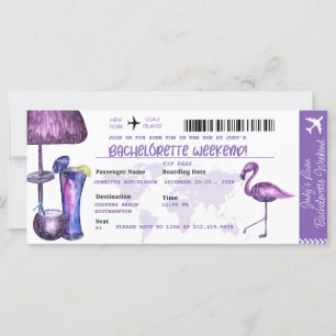 Bachelorette Party   Inbjudan till tropiska partie
