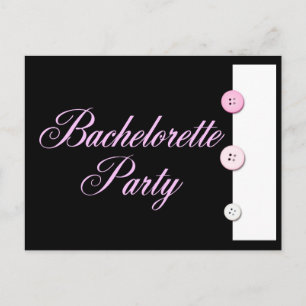 Bachelorette Party Inbjudan Vykort