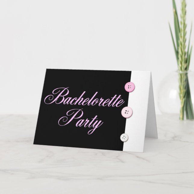 Bachelorette party kort (Framsida)