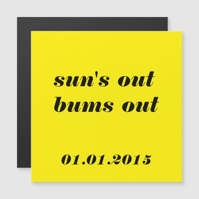 Bachelorette Party Magnetisk Inbjudningskort (Fram/baksida)