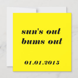 Bachelorette Party Magnetisk Inbjudningskort