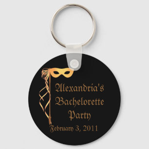 "Bachelorette Party" - Masquuppad Theme Nyckelring