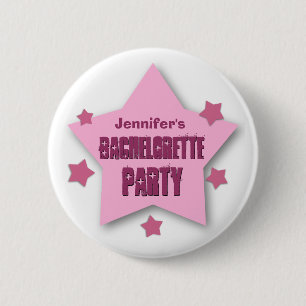 BACHELORETTE-PARTY med beställnings- Grunge V08 Knapp