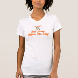 Bachelorette Party Möhippa Golf Peach-Orangen T Shirt