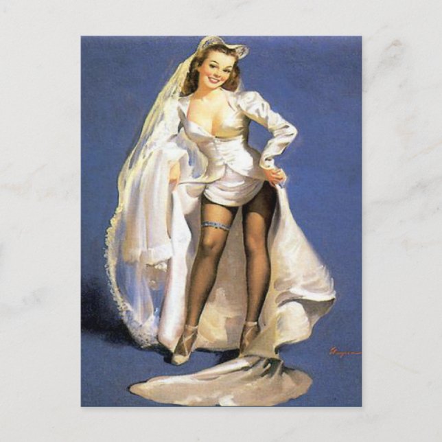 Bachelorette party,möhippa,party... inbjudan vykort (Framsida)