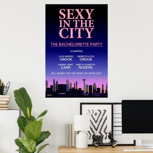 Bachelorette Party Movie Poster V2 (Hemmakontoret)
