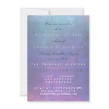 Bachelorette Party Rosa Aquatic Pastel Watercolor