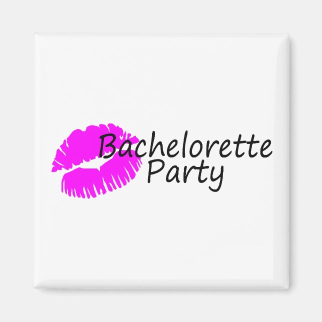 Bachelorette Party (Rosa Kiss) Magnet (Framsidan)