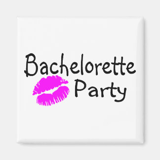 Bachelorette Party (Rosa Läppar) Magnet